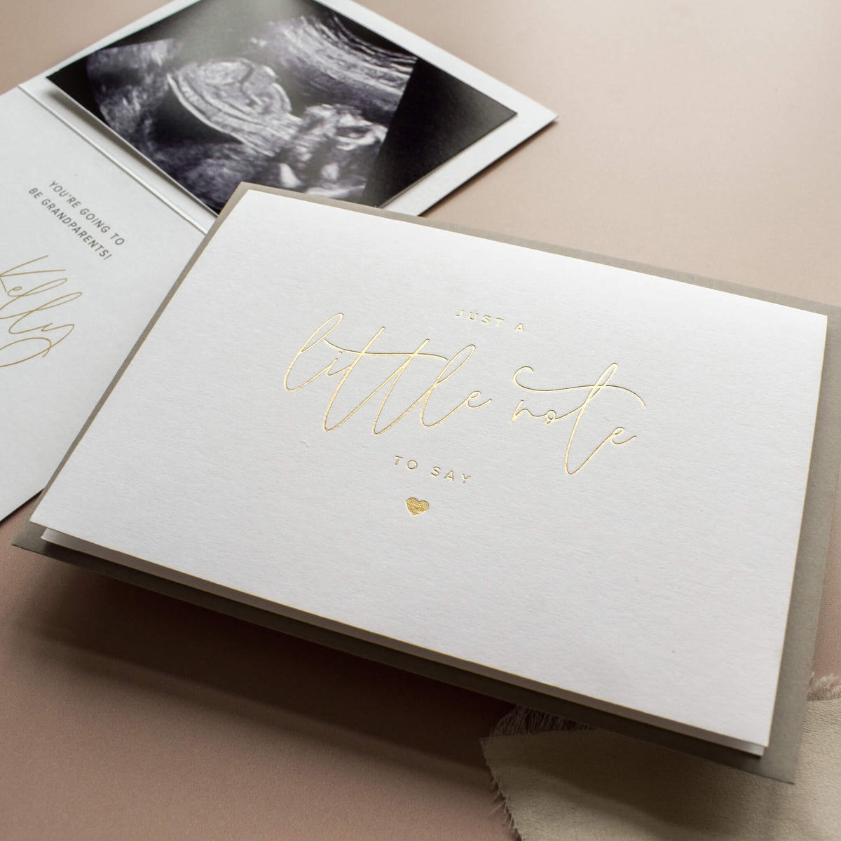 Personalised Just A Little Note Card