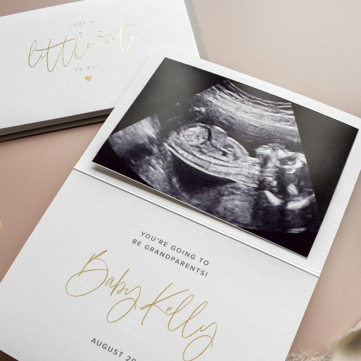 Personalised Just A Little Note Card