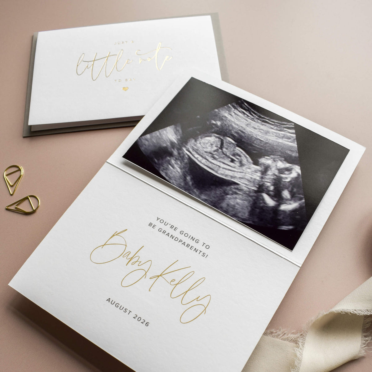 Personalised Just A Little Note Card