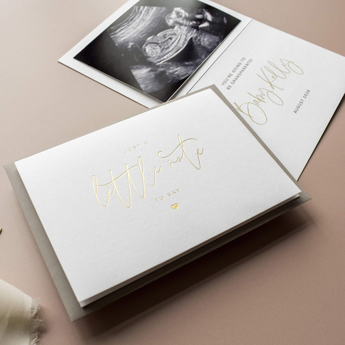 Personalised Just A Little Note Card
