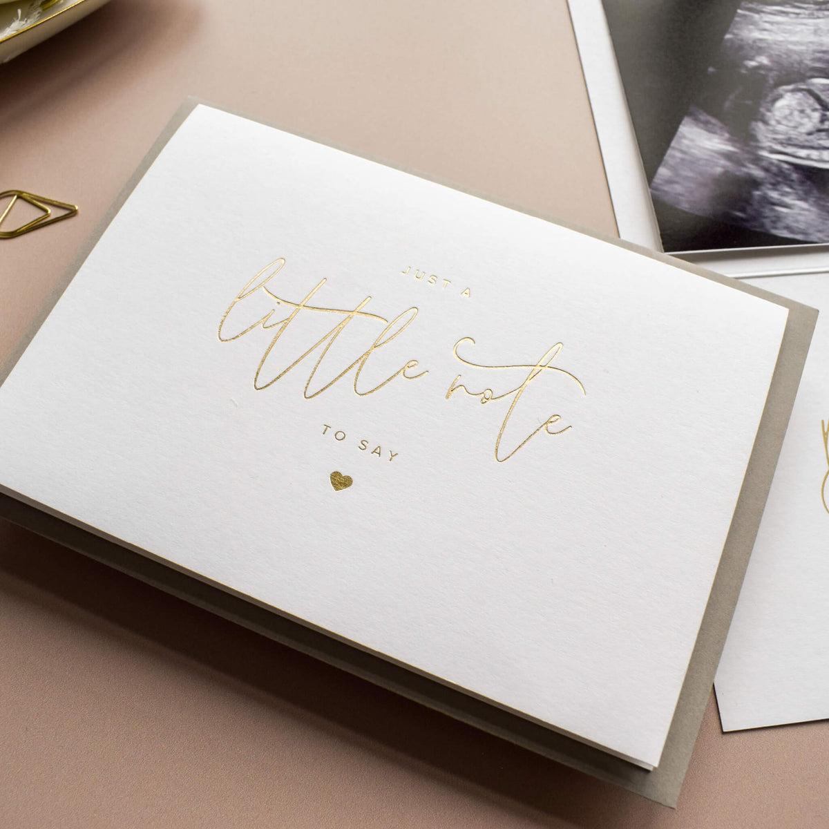 Personalised Just A Little Note Card