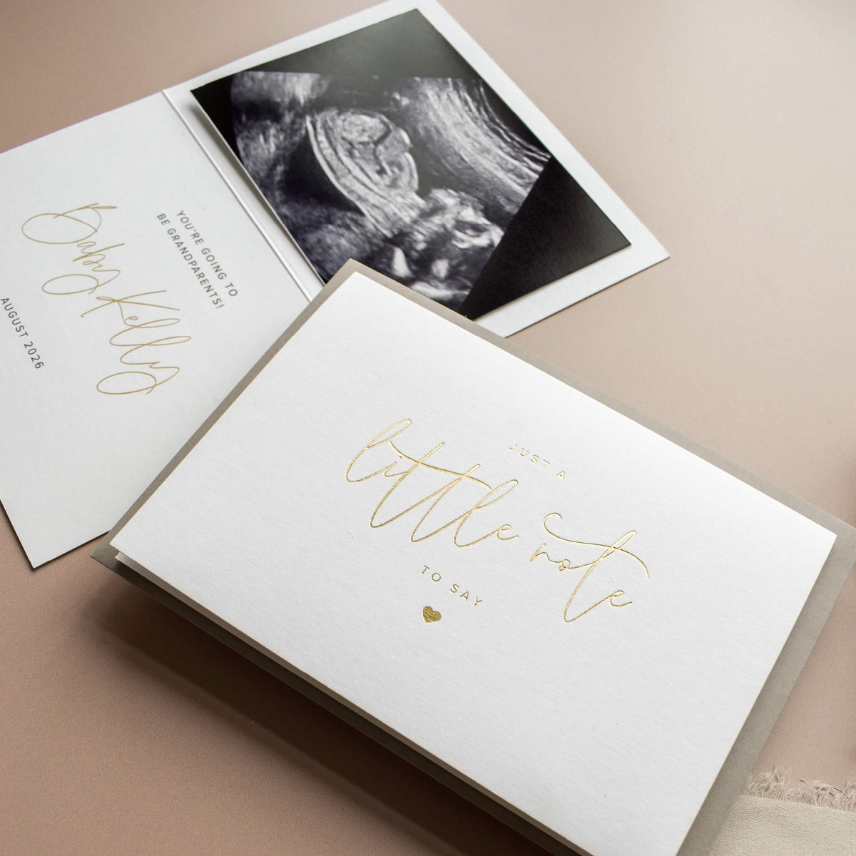 Personalised Just A Little Note Card