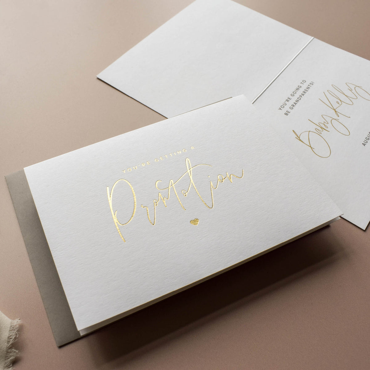 Personalised You're Getting A Promotion Card