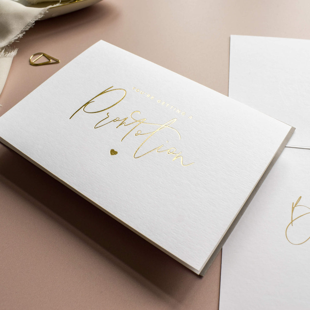 Personalised You're Getting A Promotion Card