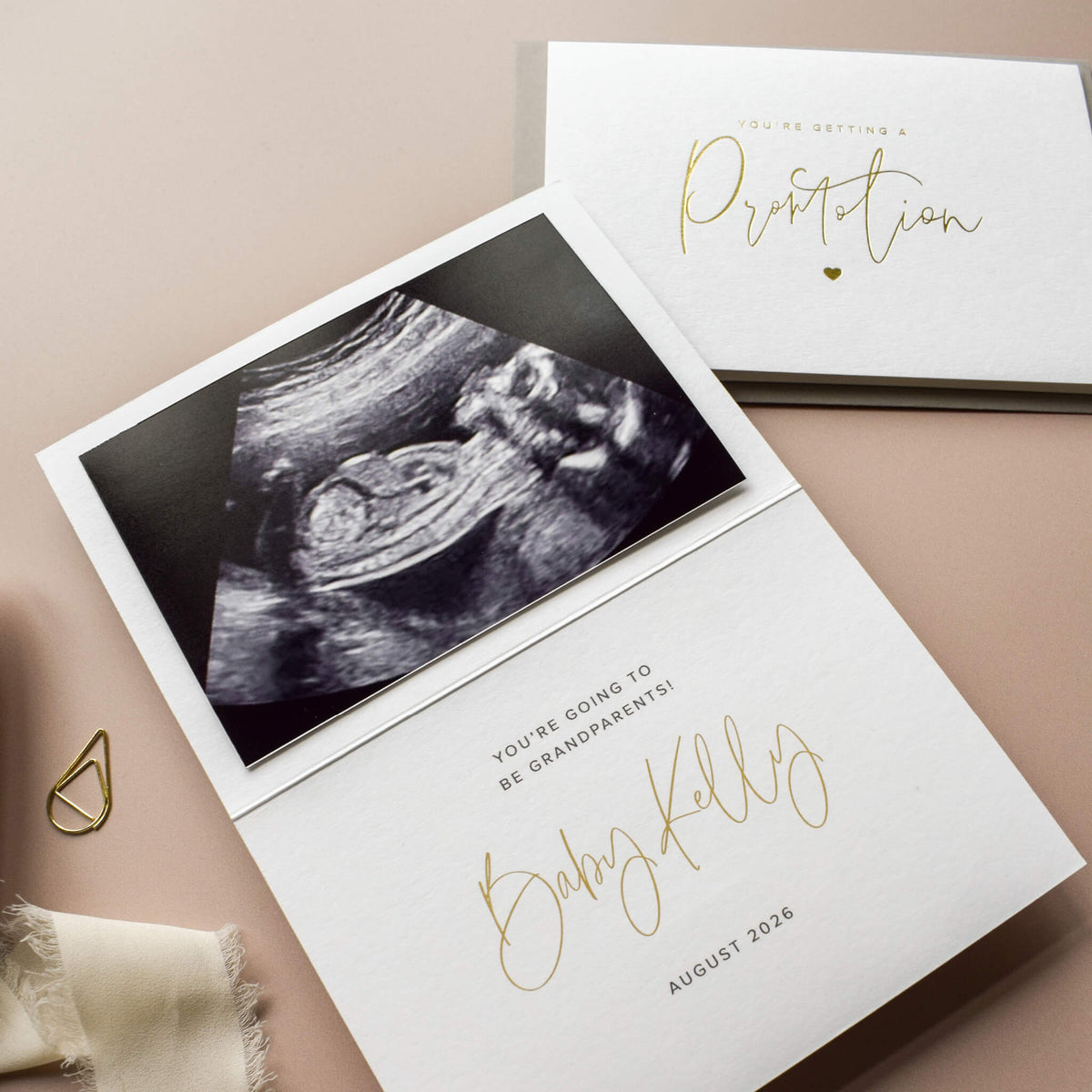 Personalised You're Getting A Promotion Card