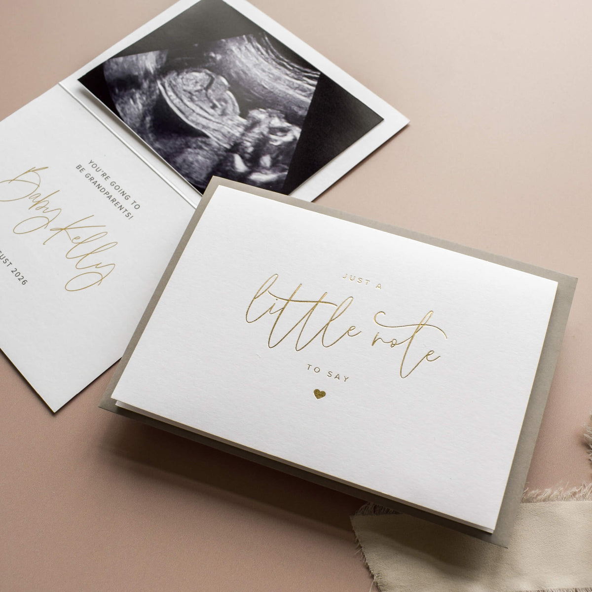 Personalised Just A Little Note Card