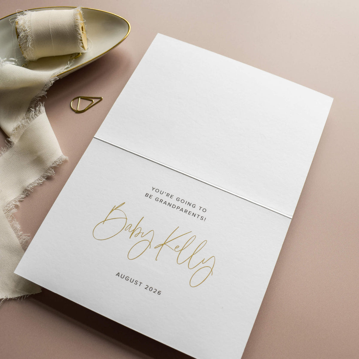 Personalised Just A Little Note Card