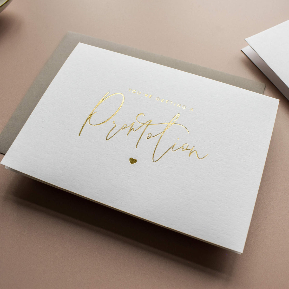 You're Getting A Promotion Card