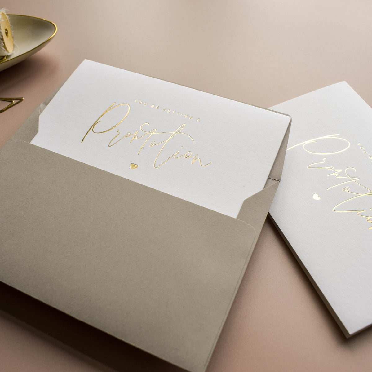 You're Getting A Promotion Card