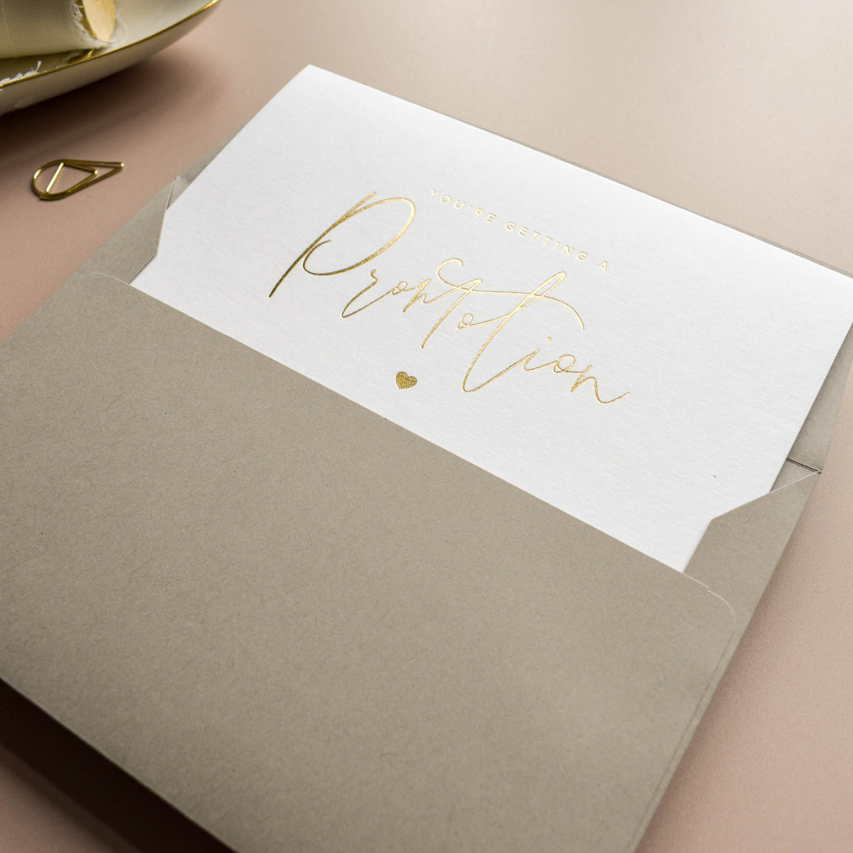 You're Getting A Promotion Card