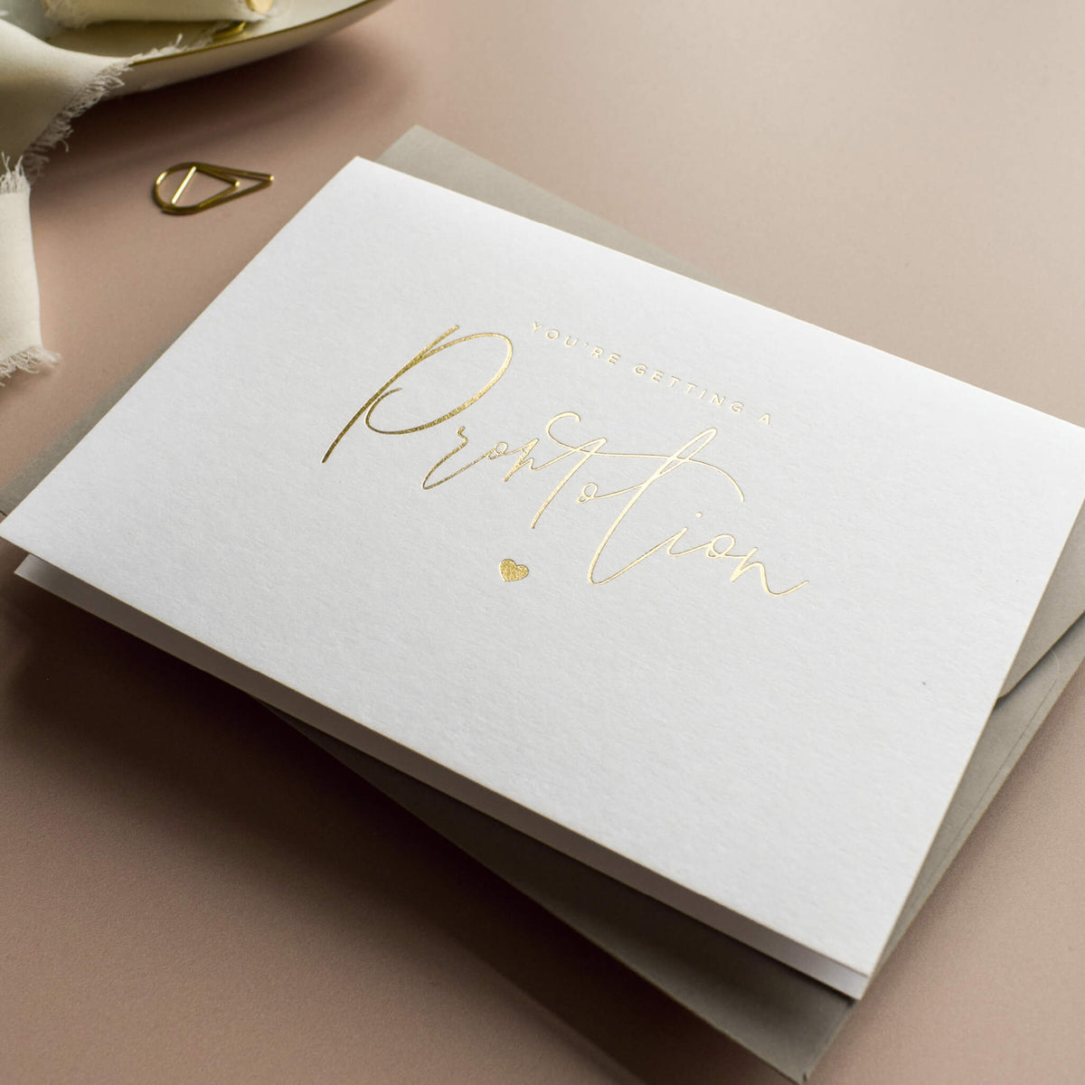 You're Getting A Promotion Card