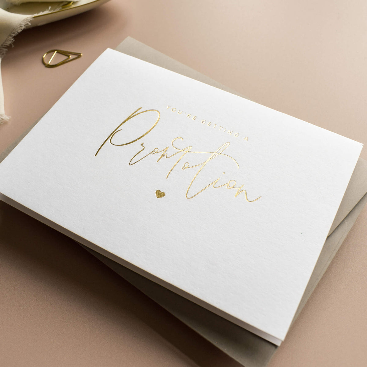 Personalised You're Getting A Promotion Card