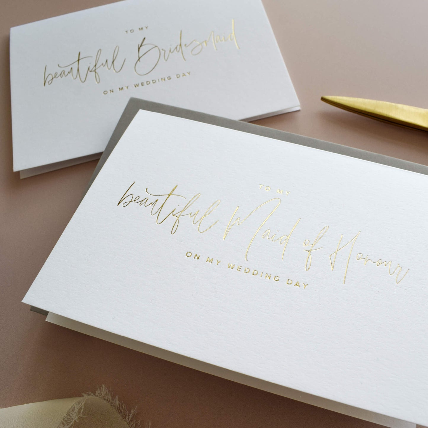 To My Beautiful Maid Of Honour On My Wedding Day