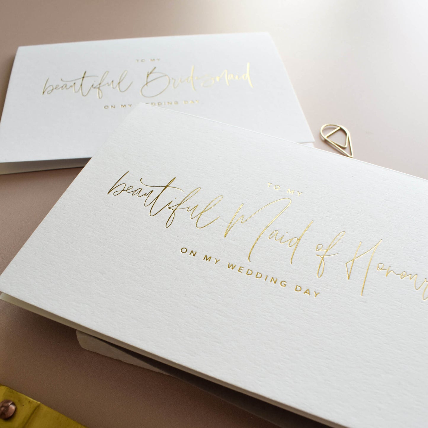 To My Beautiful Maid Of Honour On My Wedding Day