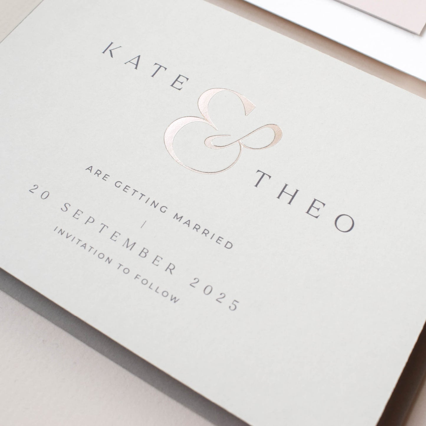 The Ampersand Save The Date Sample