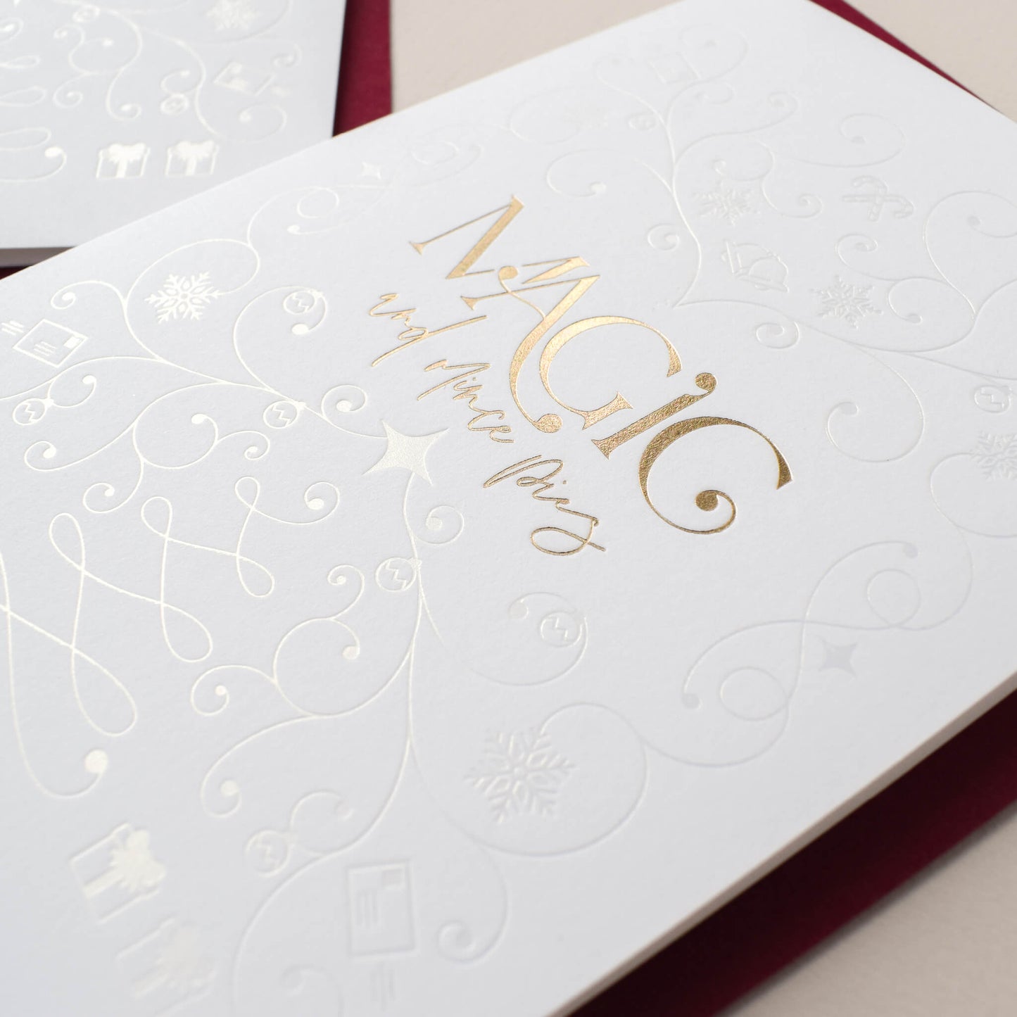 Pack of Nine Luxury Christmas Cards