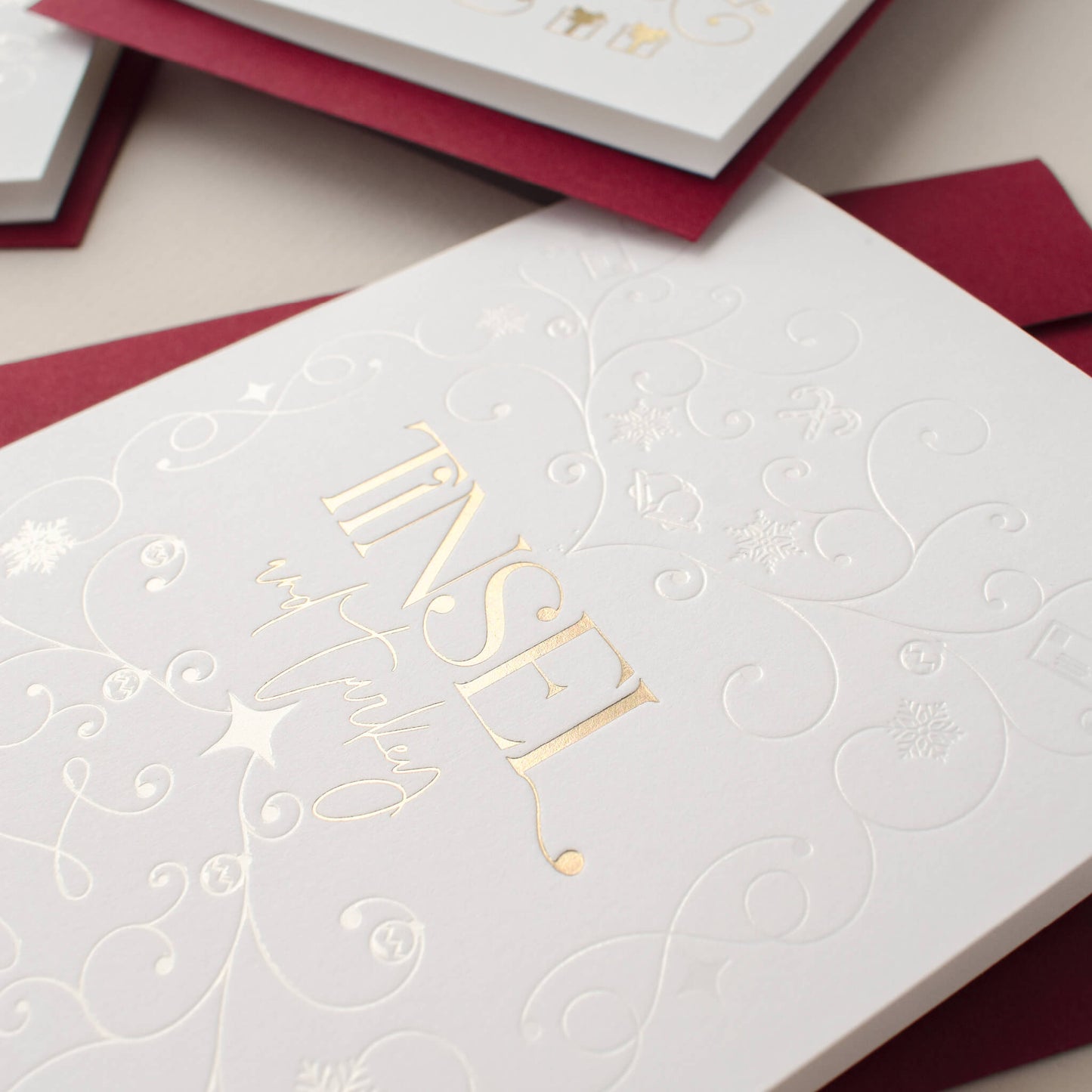 Pack of Nine Luxury Christmas Cards