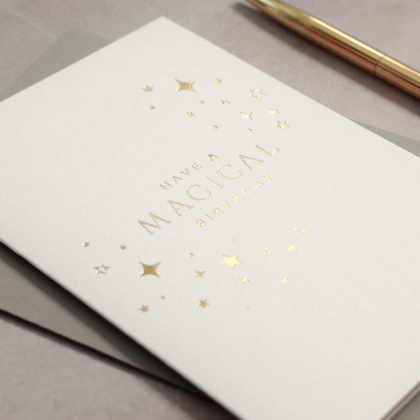 Have A Magical Birthday Hot Foil Card