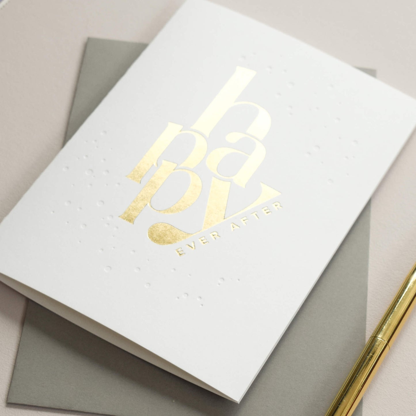 Happy Ever After Hot Foil Card