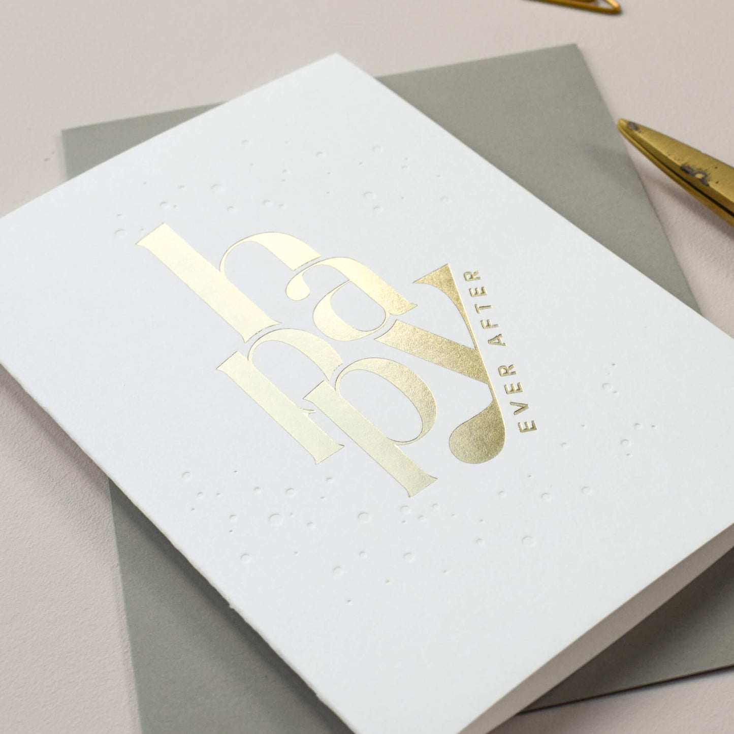 Happy Ever After Hot Foil Card