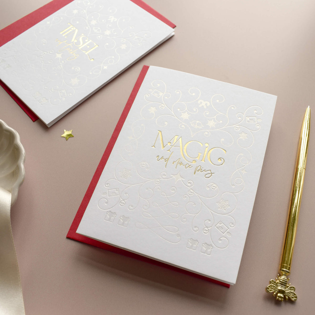 Pack of Nine Luxury Christmas Cards