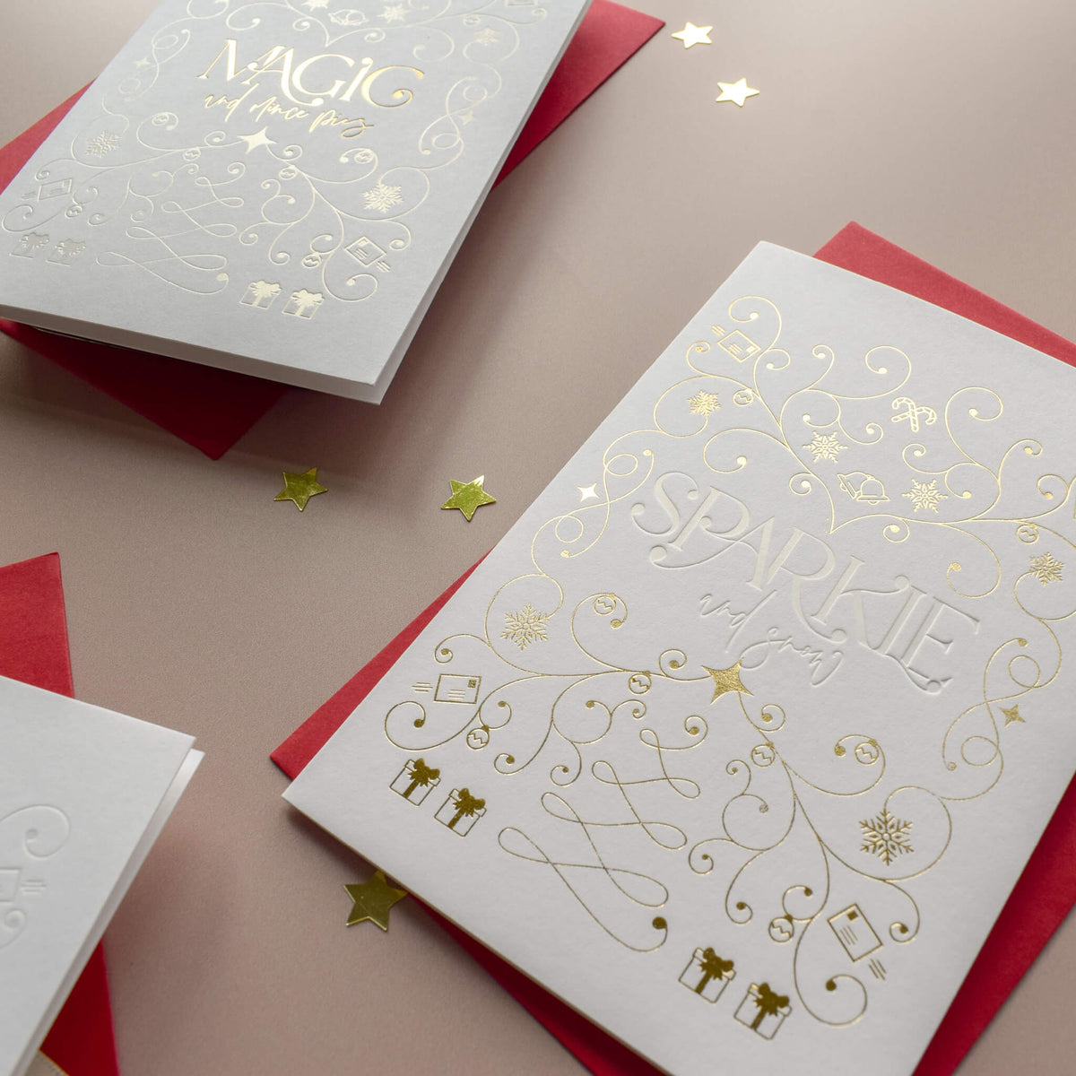 Pack of Nine Luxury Christmas Cards