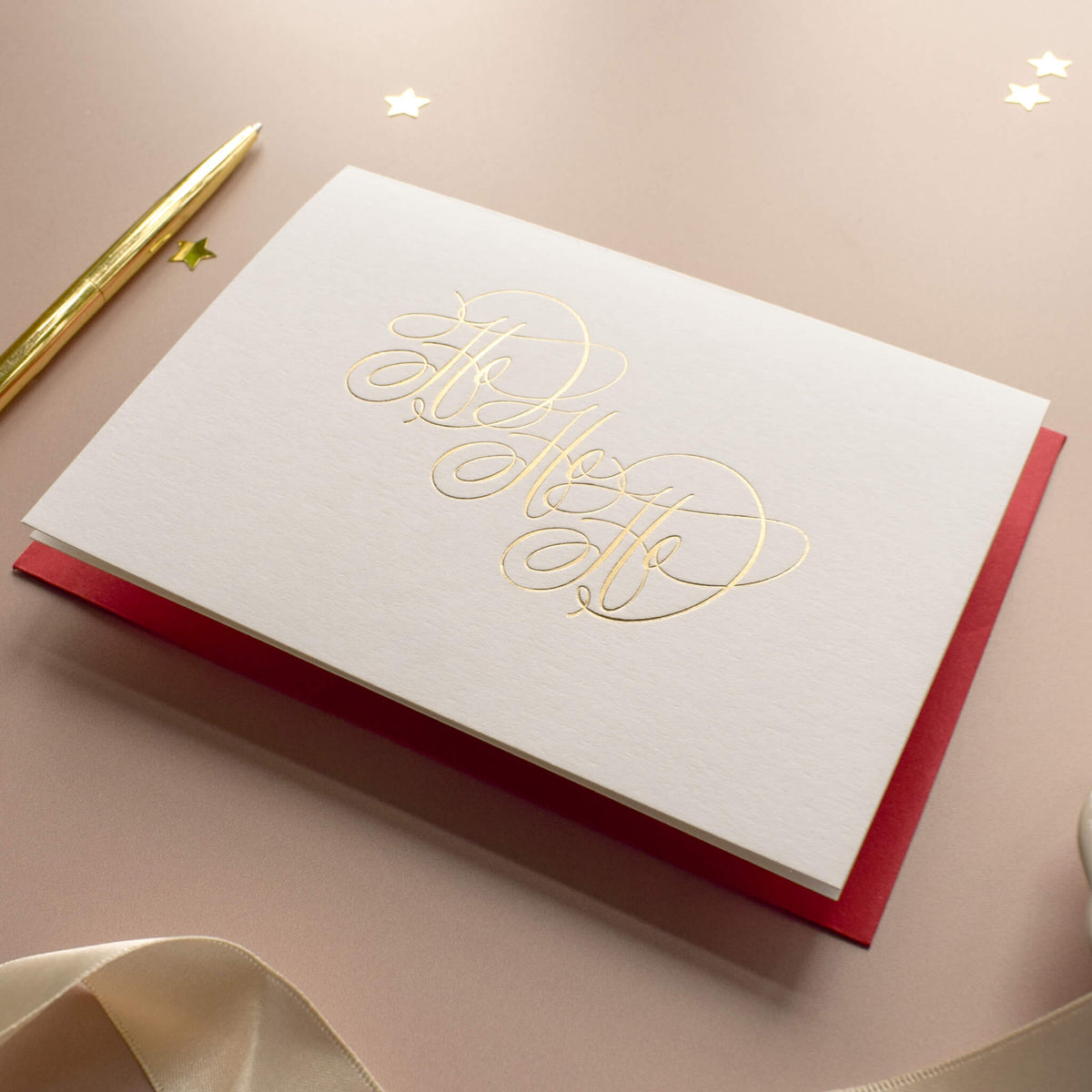 Luxury Calligraphy Christmas Card Pack