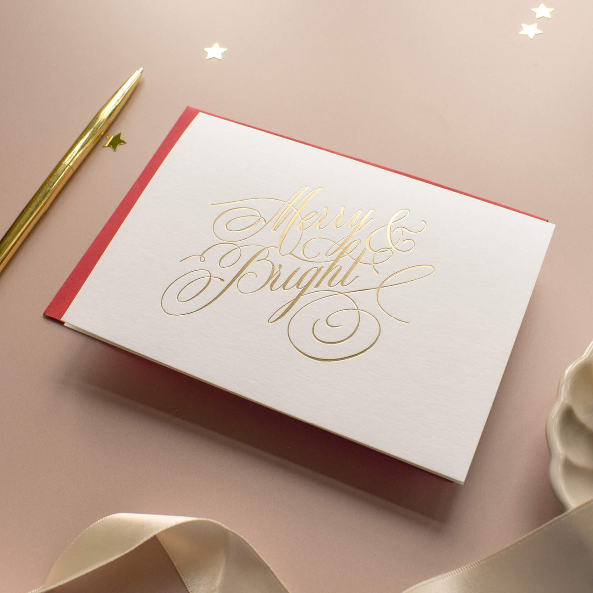 Luxury Calligraphy Christmas Card Pack