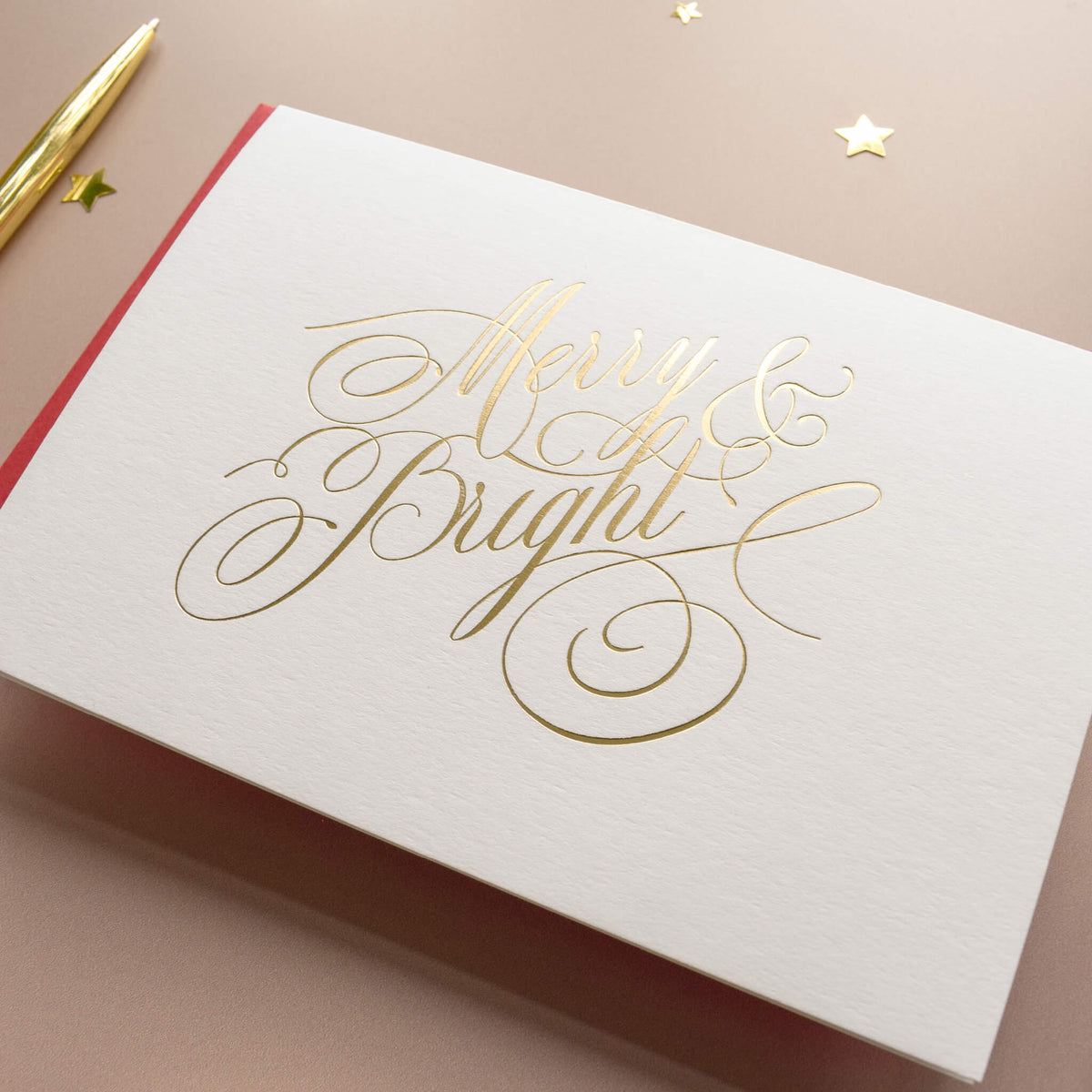 Merry & Bright Christmas Card