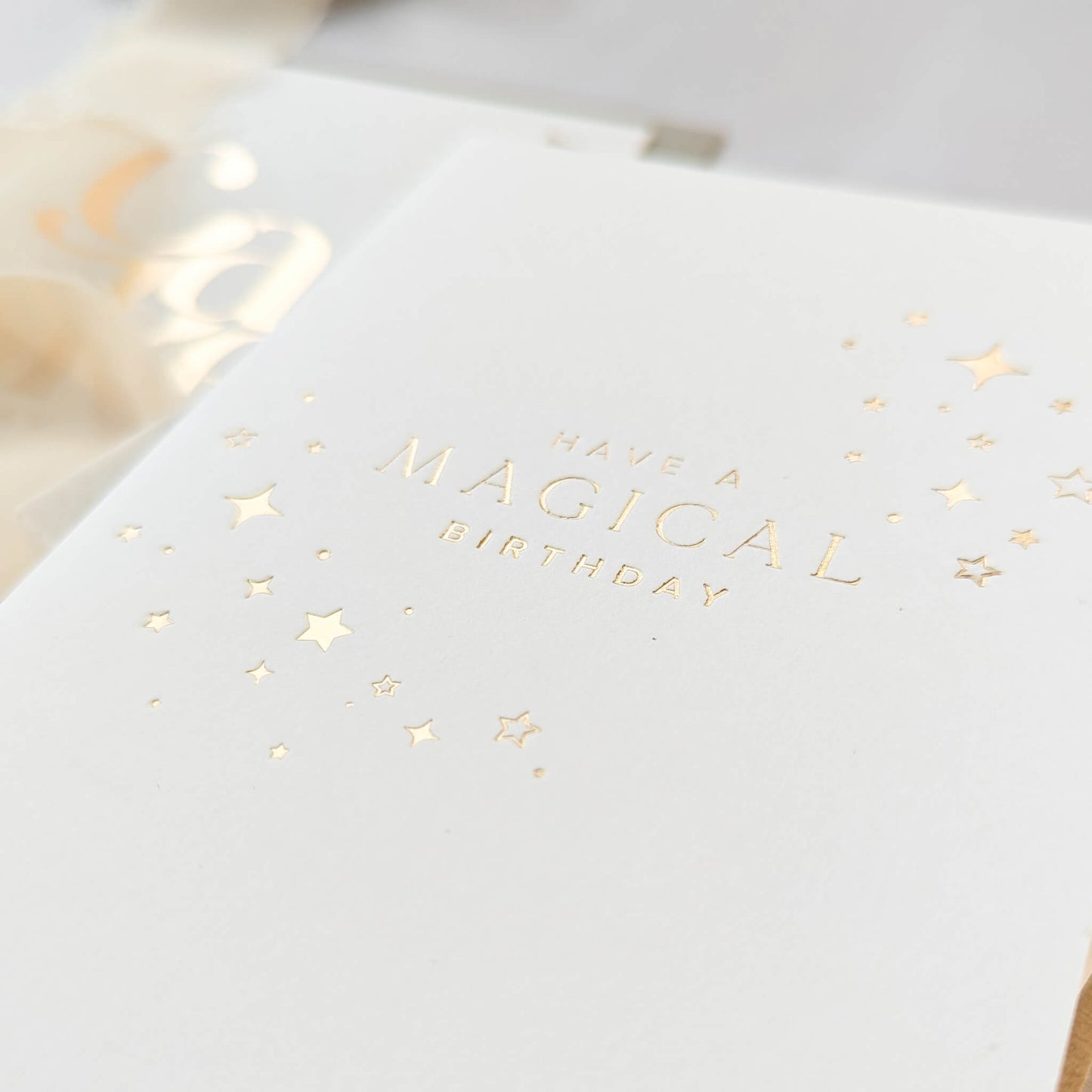 Have A Magical Birthday Hot Foil Card