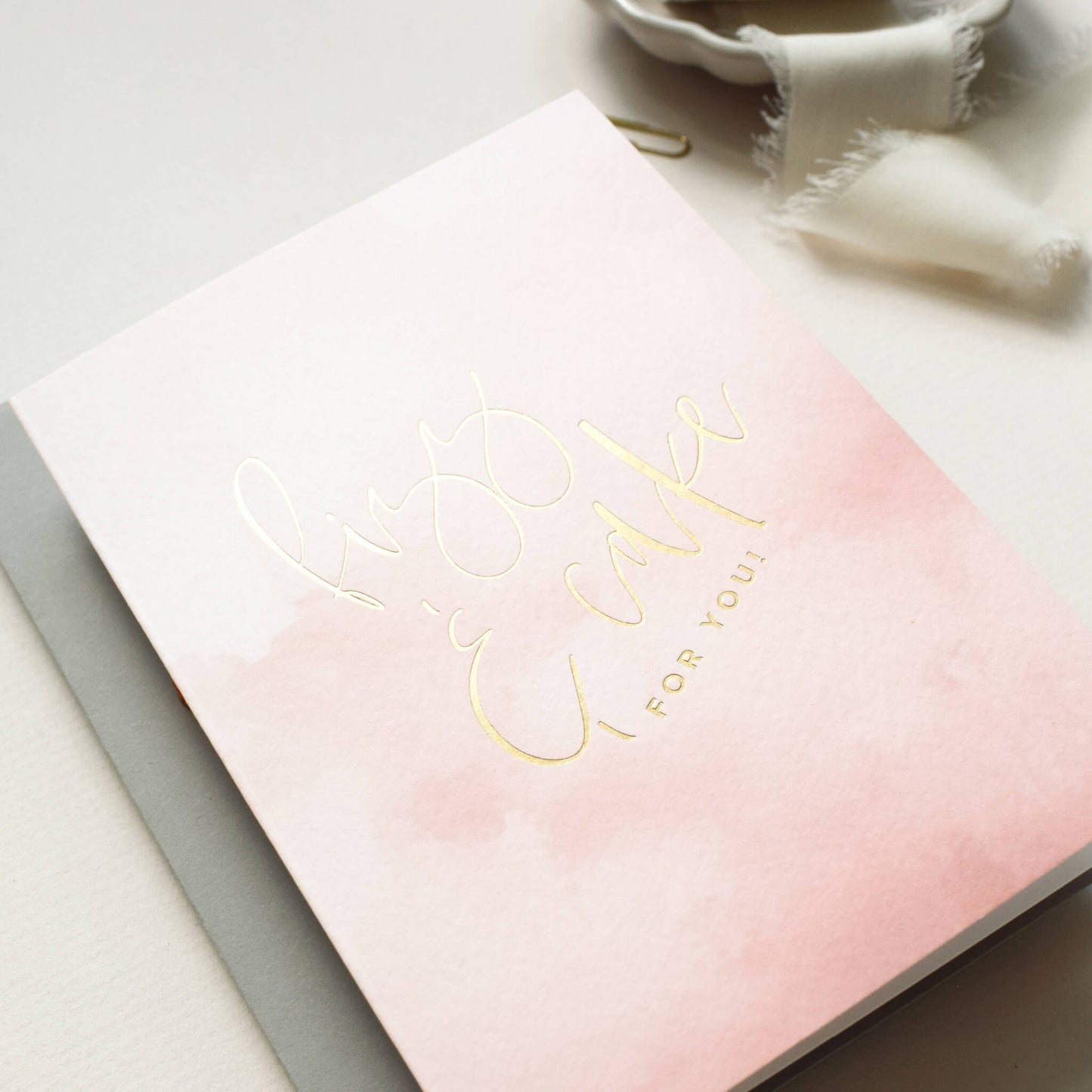 Fizz and Cake Birthday Card