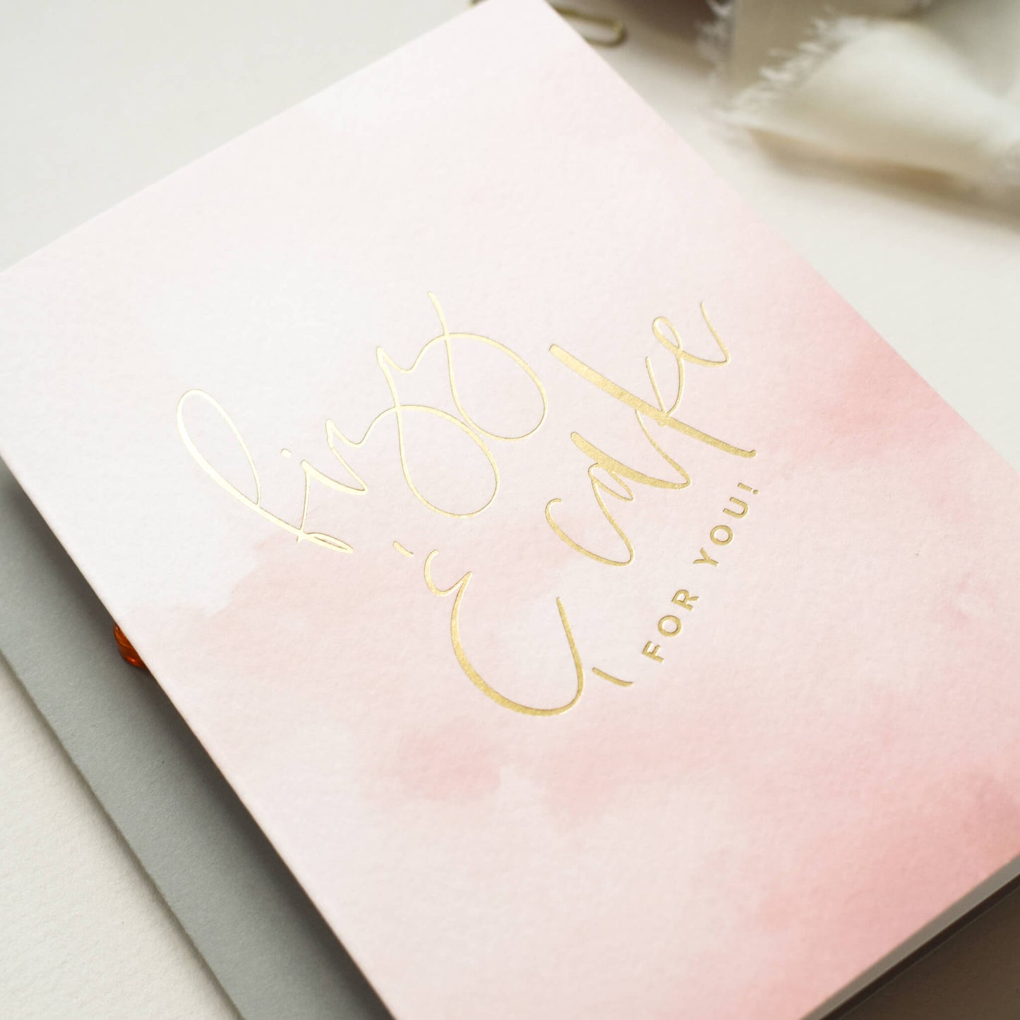 Fizz and Cake Birthday Card