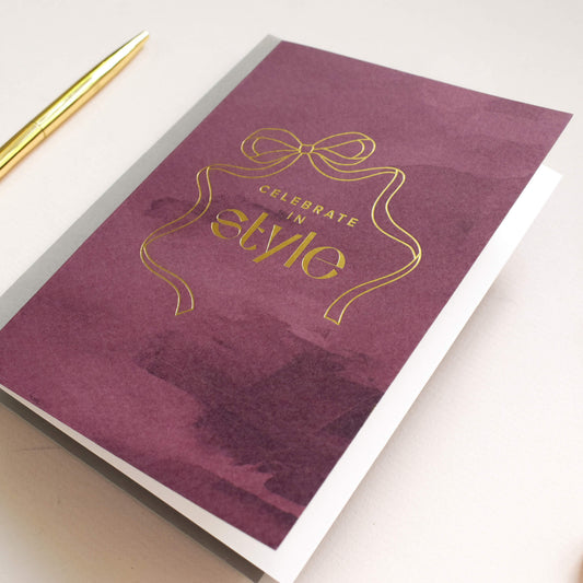 Celebrate in Style Card