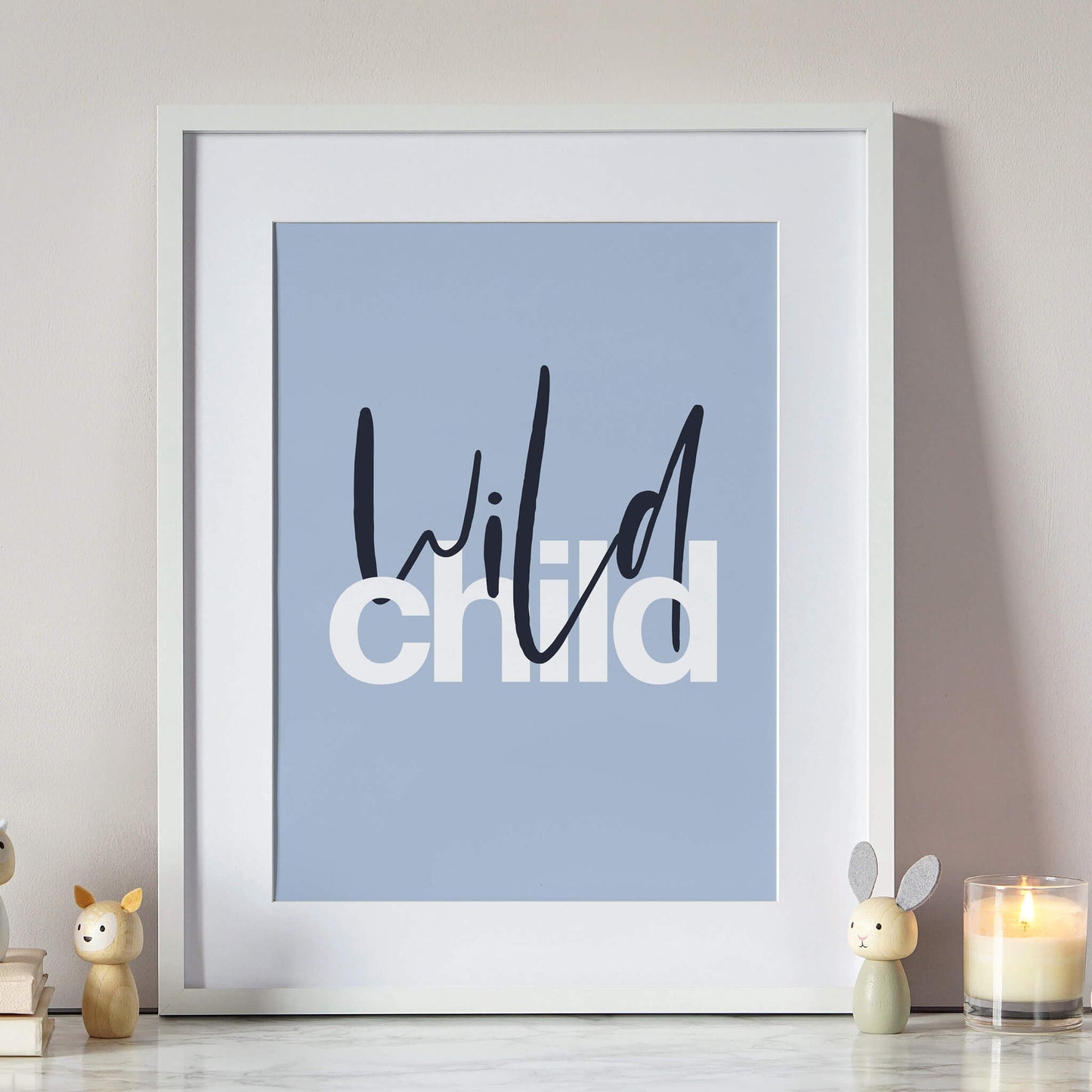 Wild Child Nursery Print