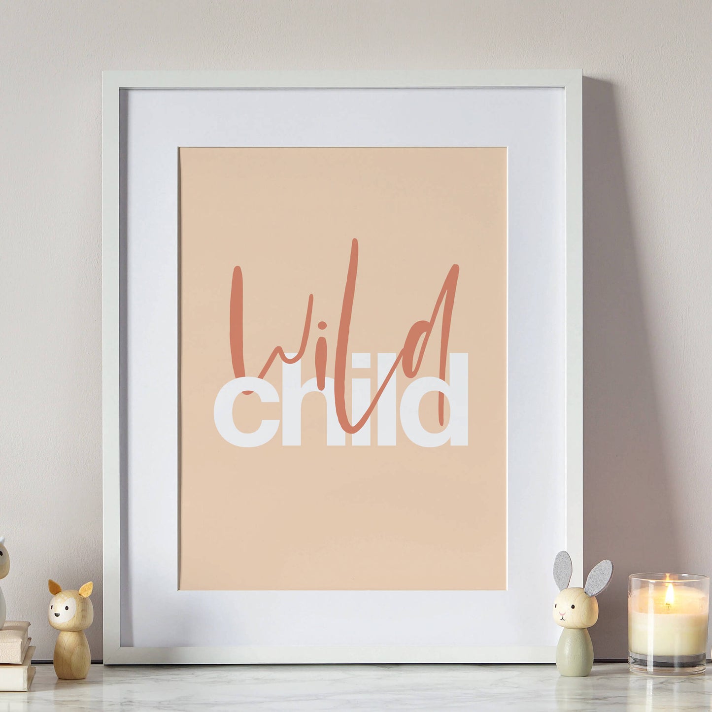 Wild Child Nursery Print