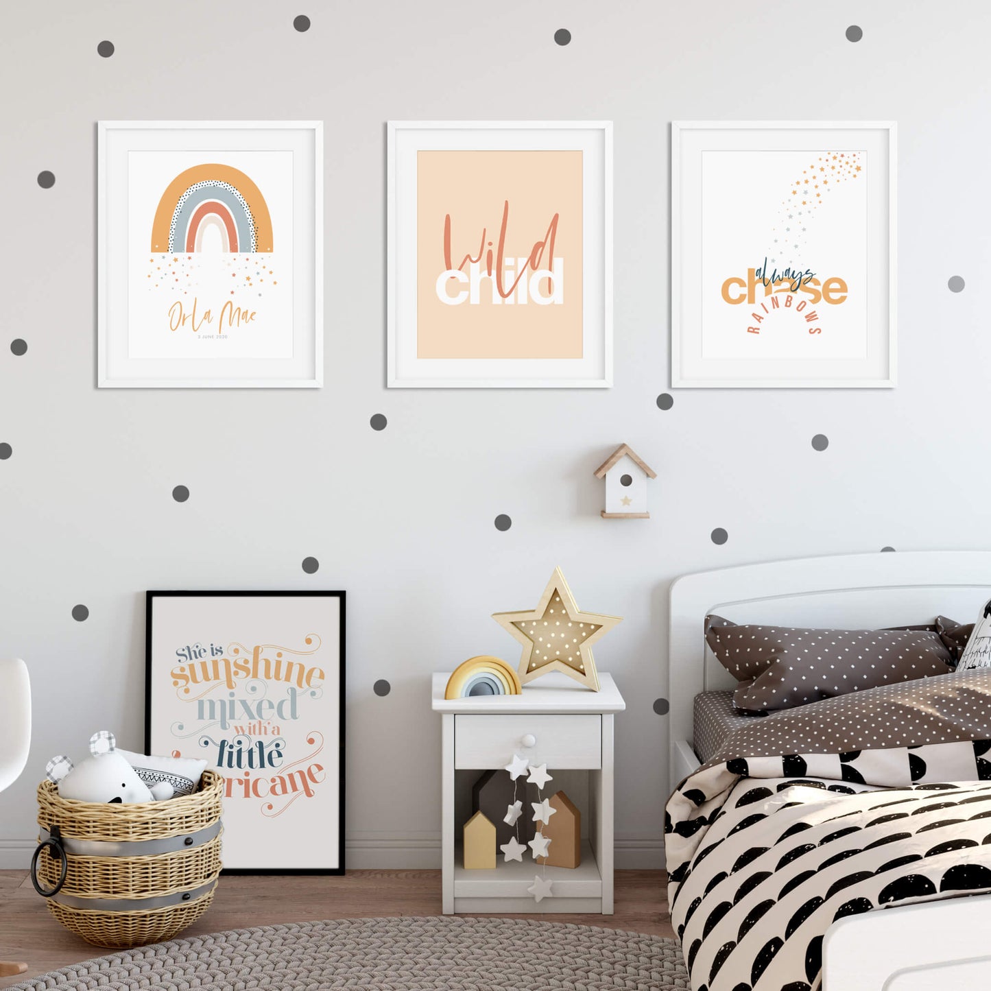 Wild Child Nursery Print