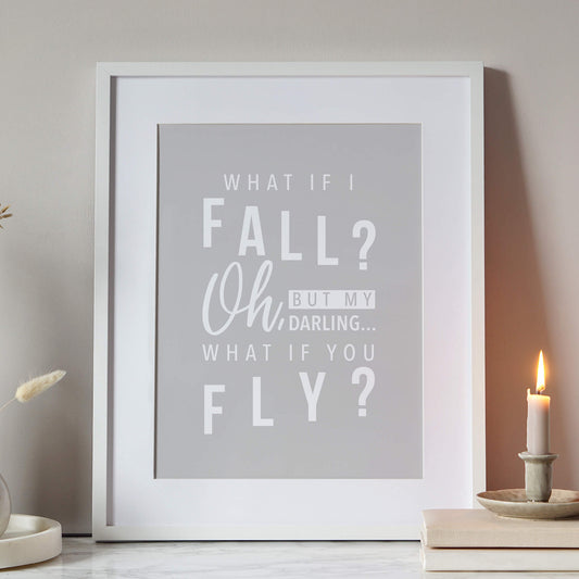 What If I Fall Print