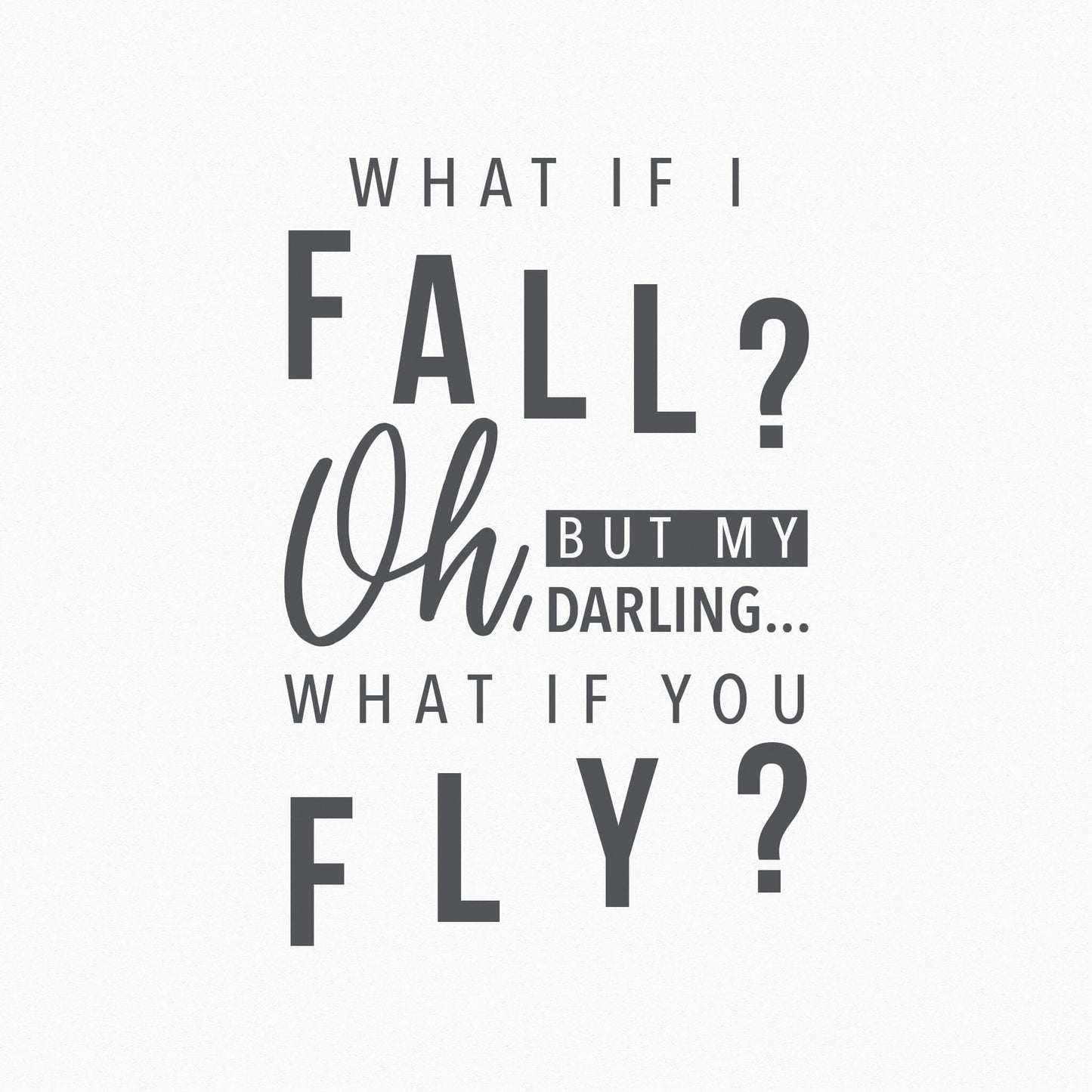 What If I Fall Print