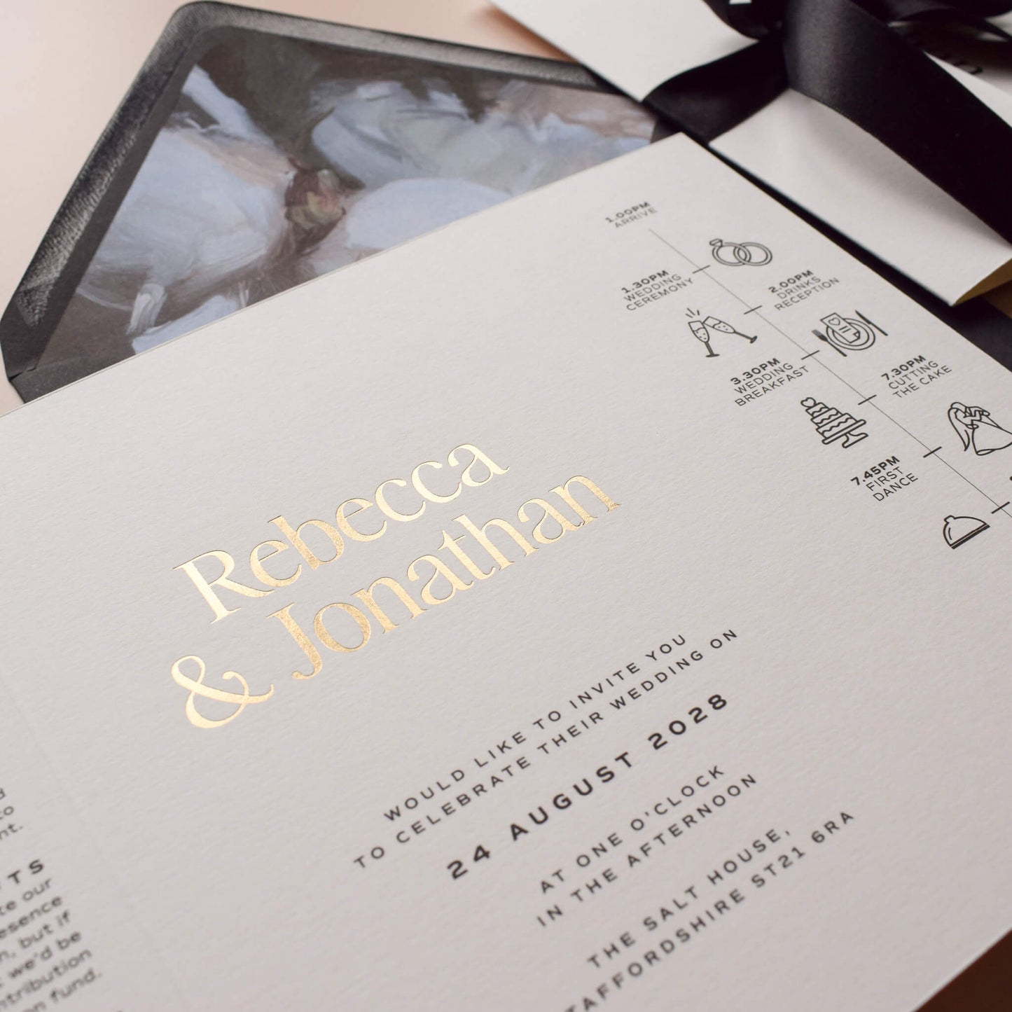 The Gold Foil Lumina Gatefold Sample