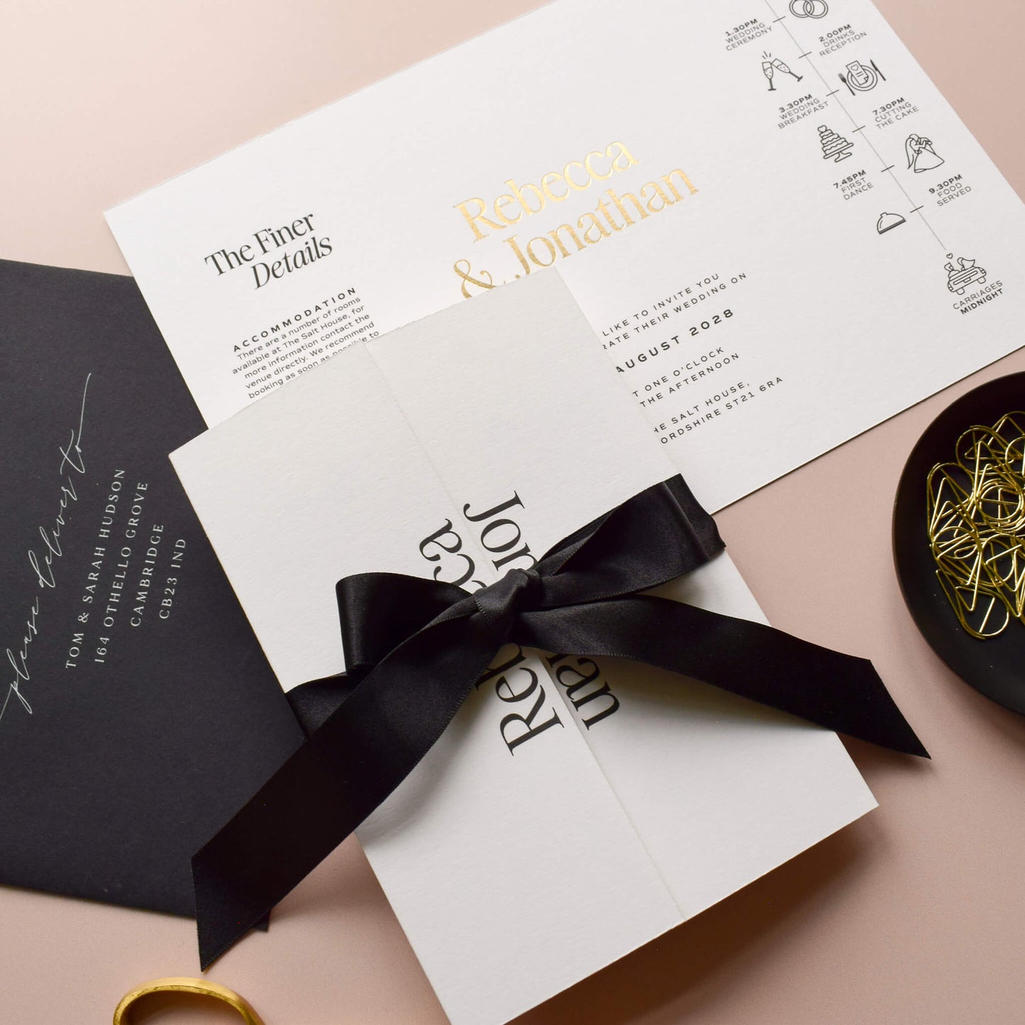 The Gold Foil Lumina Gatefold Sample