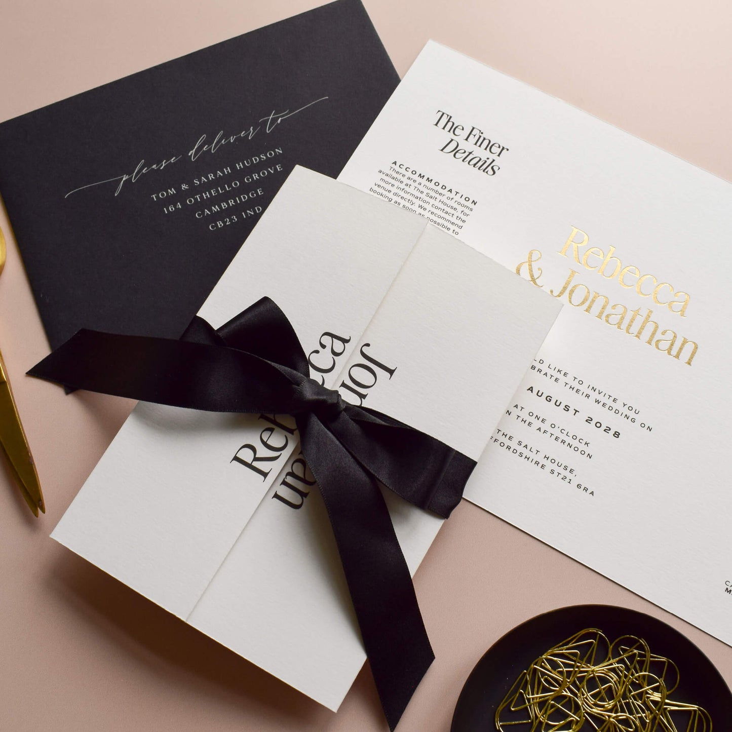 The Gold Foil Lumina Gatefold Sample