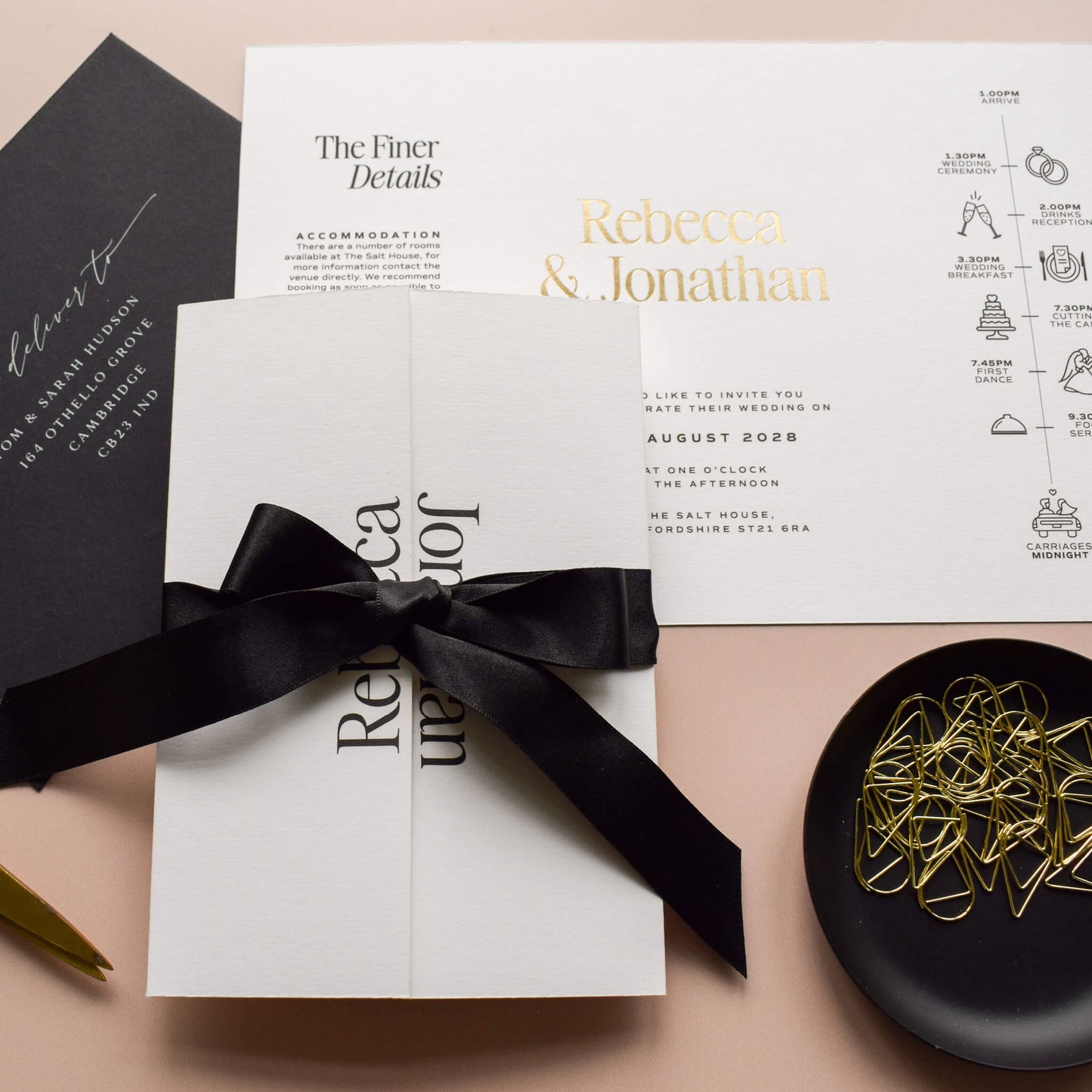 The Gold Foil Lumina Gatefold Sample