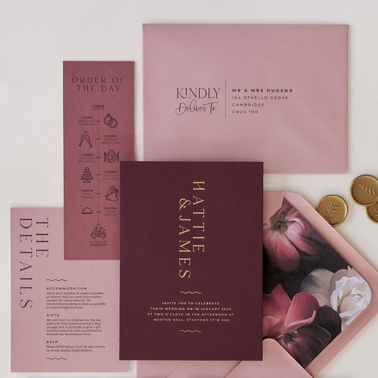 The Aliferous Invitation Suite Sample