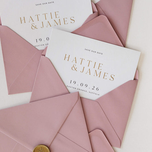 The Aliferous Save The Date Sample