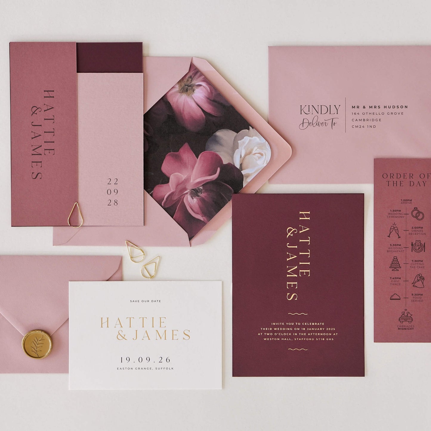 The Aliferous Invitation Suite Sample