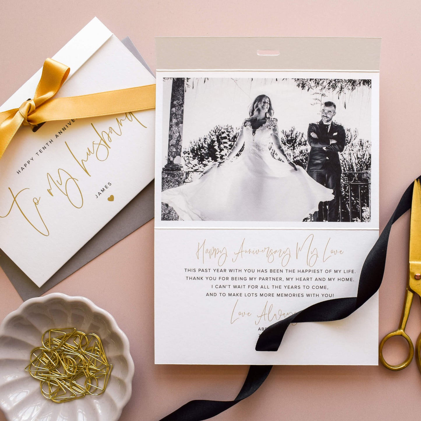 Personalised Anniversary Card with Photo
