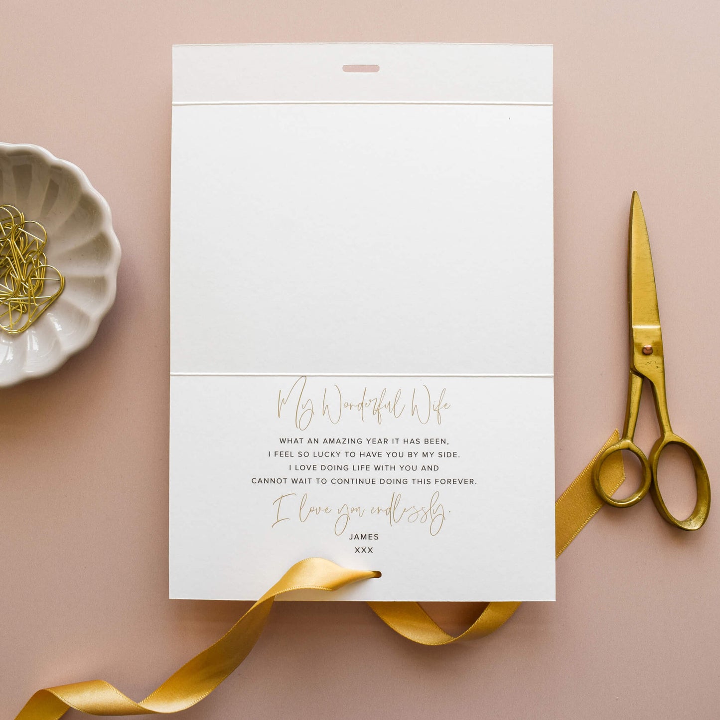 Personalised You And Me Anniversary Card