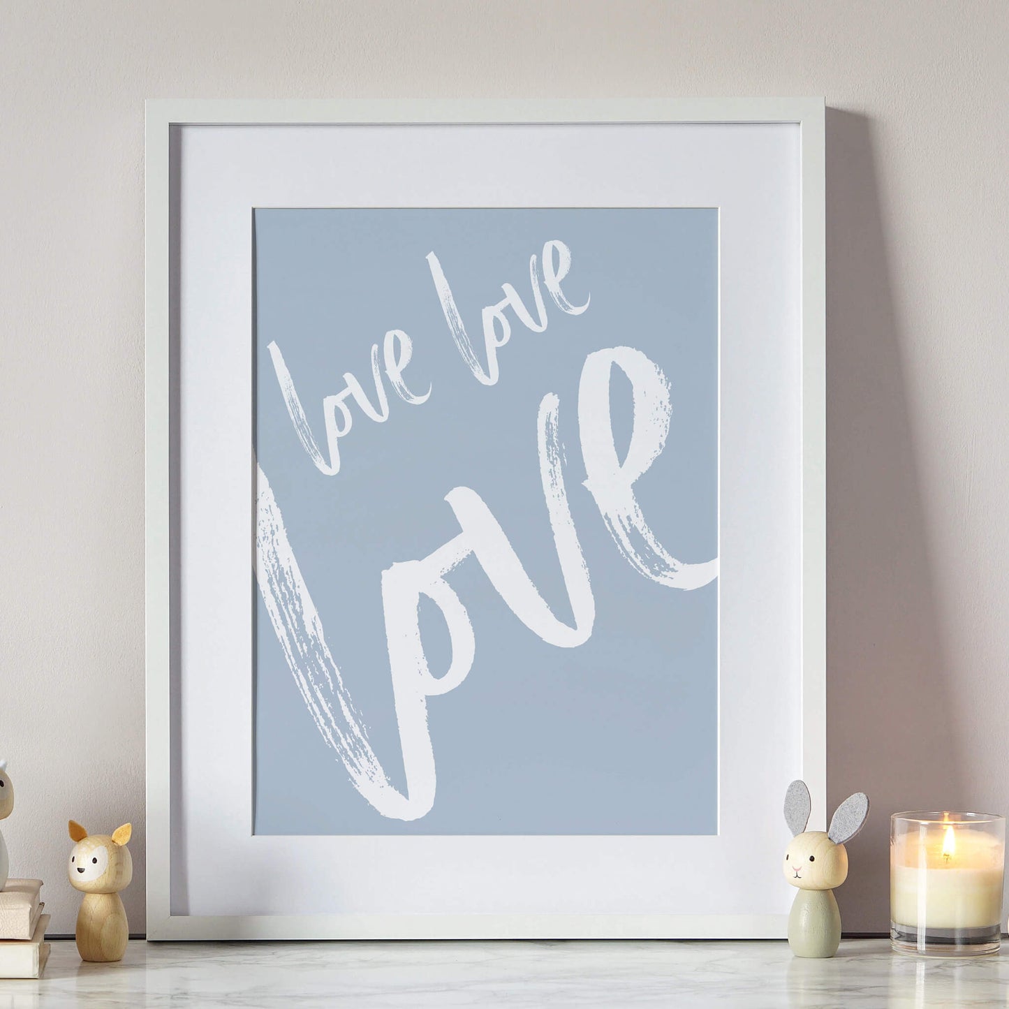 Love, Love, Love Print