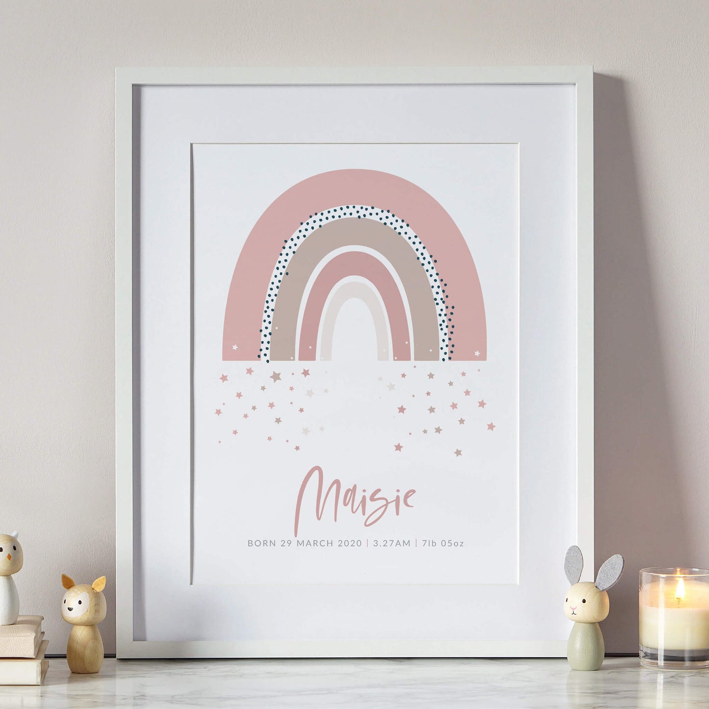 Personalised Rainbow Print