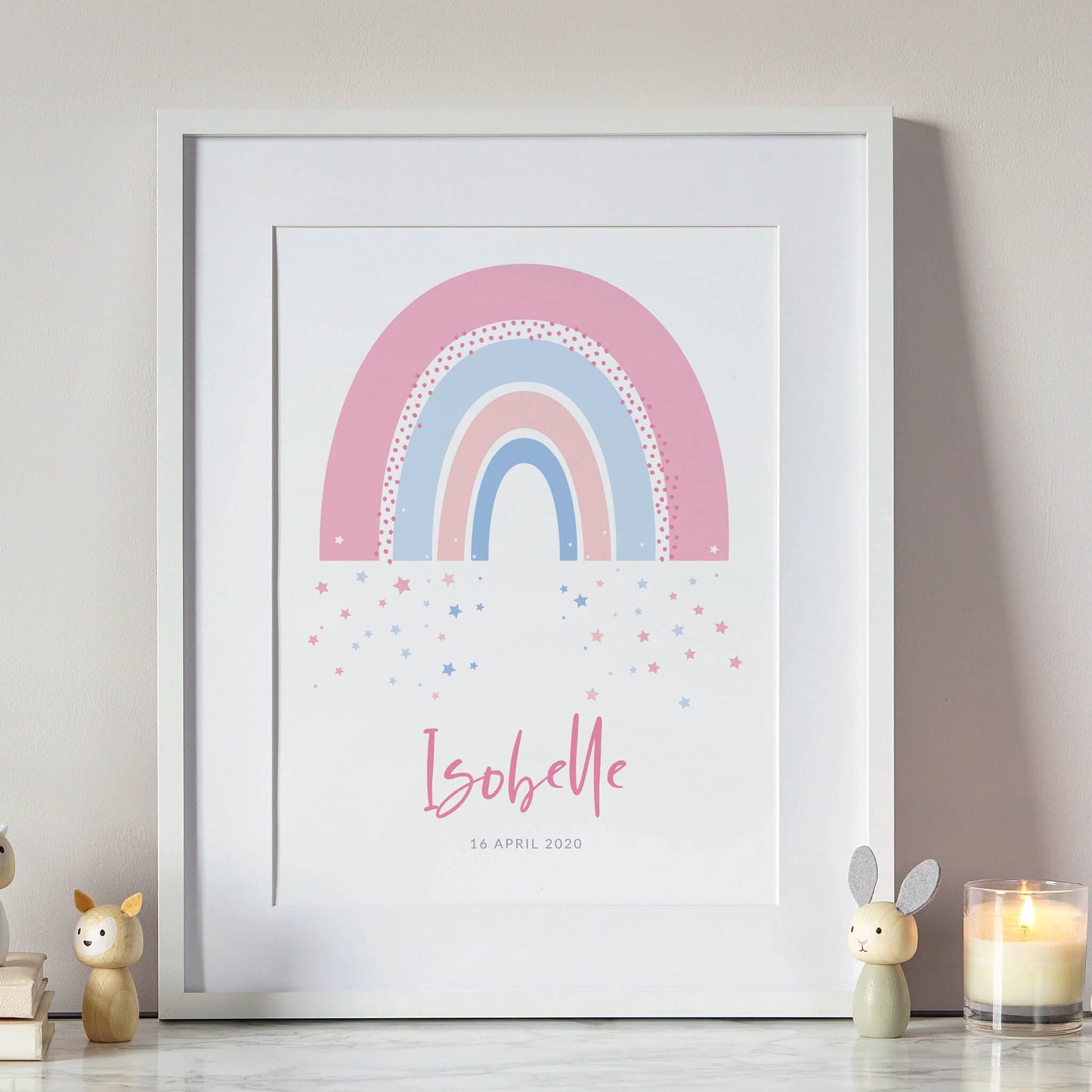 Personalised Rainbow Print